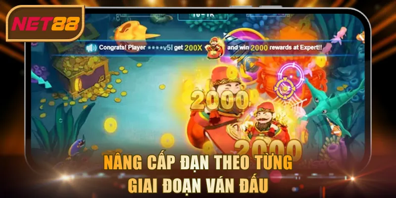 Nâng cấp đạn theo từng giai đoạn ván đấu